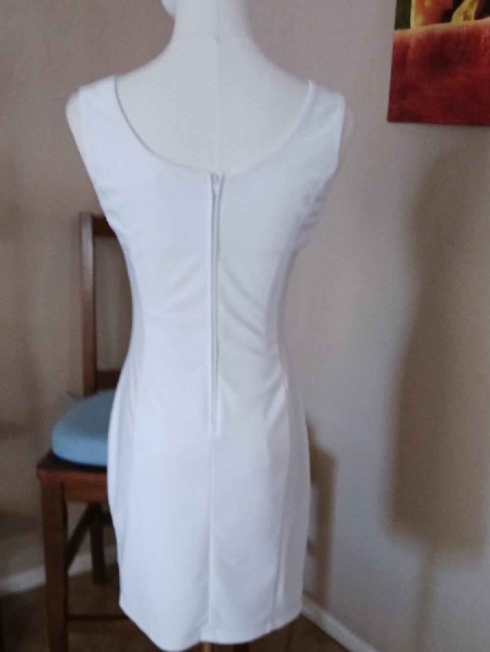 Ruby Rox White Mini Dress with Waist Cut Out - Picture 8 of 11